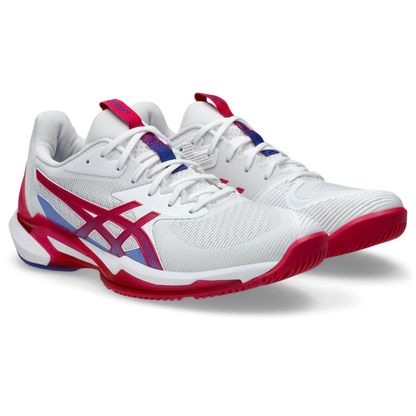 Tênis Asics Solution Speed FF 3 Rosa Branco