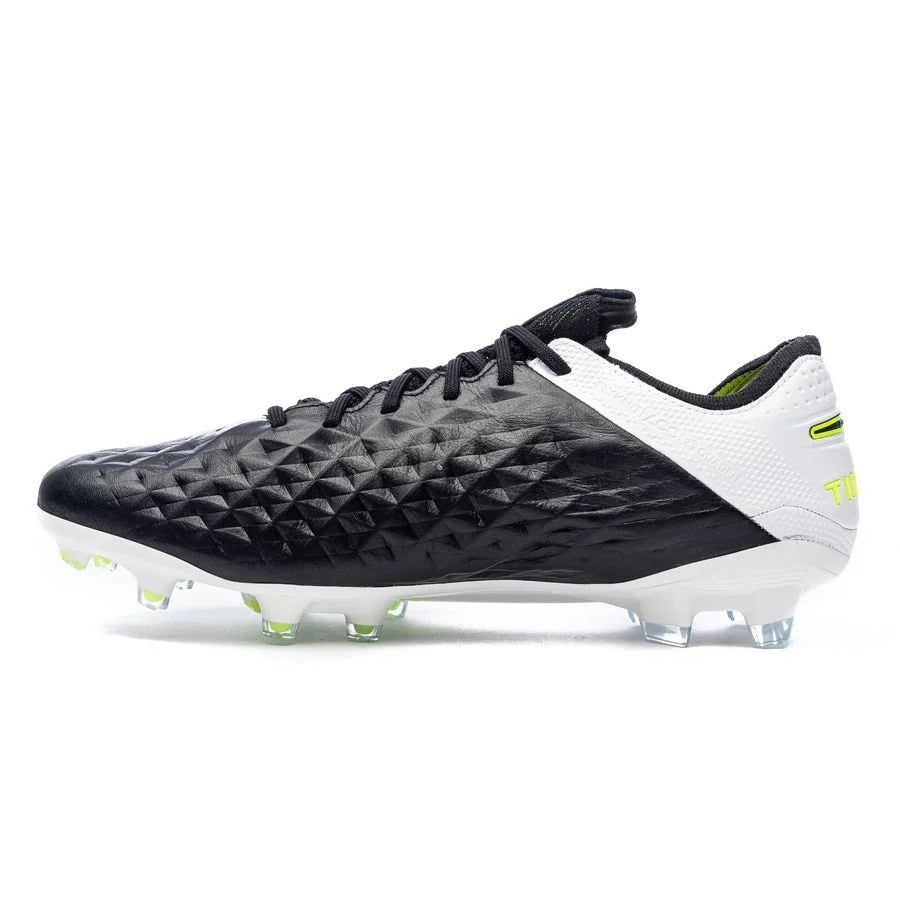 Nike Legend 8 Elite FG Firm Ground Soccer Cleats Black Black White