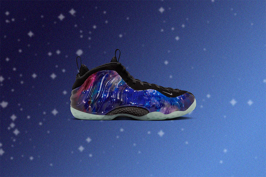 Air Foamposite One Galaxy Obsidian Anthracite Black