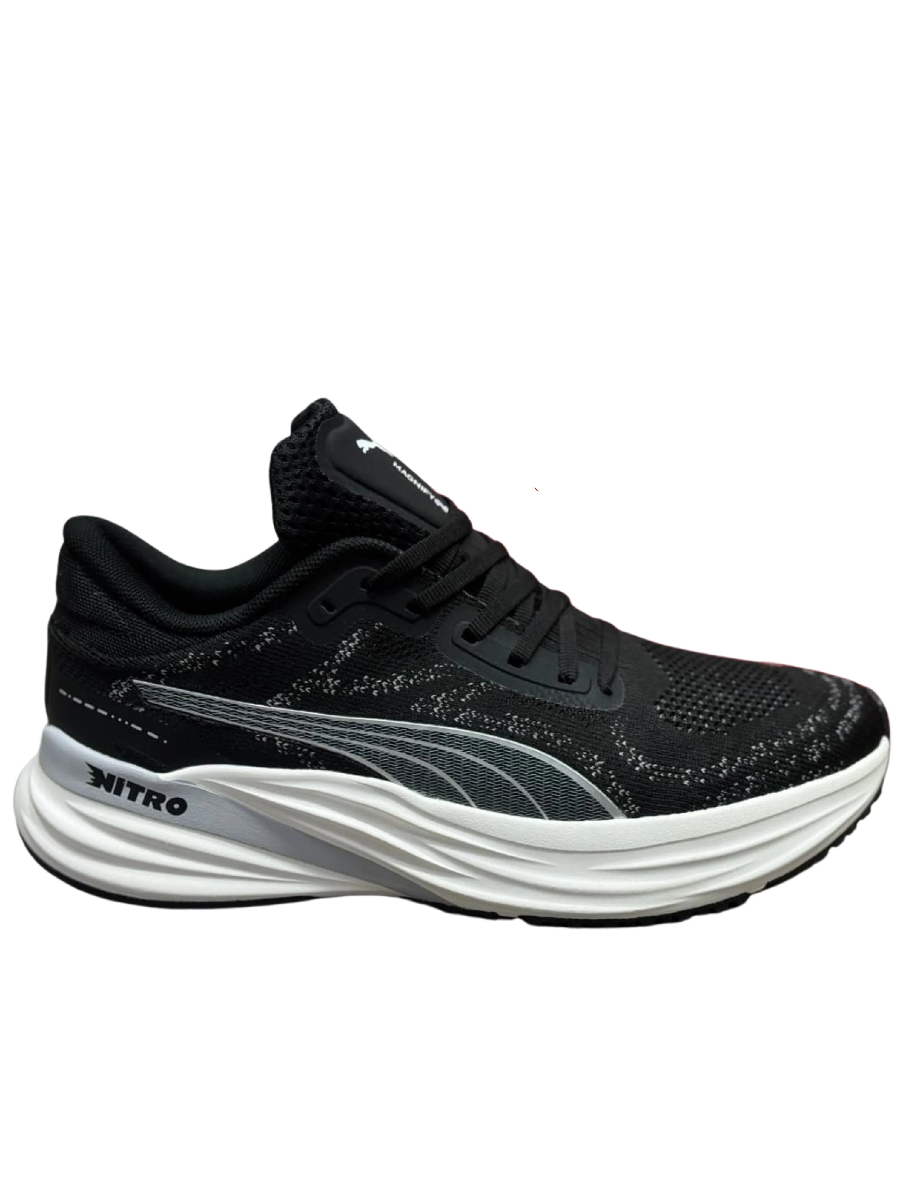 PUMA MAGNIFY NITRO 2 SILVER BLACK WITH WHITE