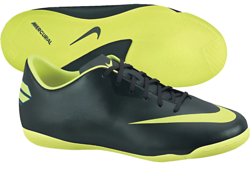 Nike Jr Mercurial Victory III IC Indoor Soccer Shoes Seaweed Volt
