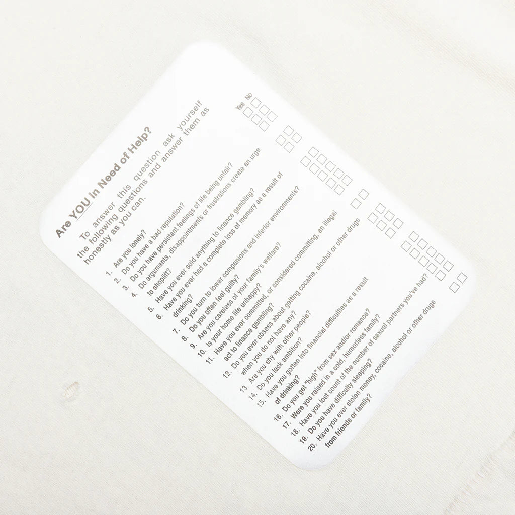 Program Tee Vintage White
