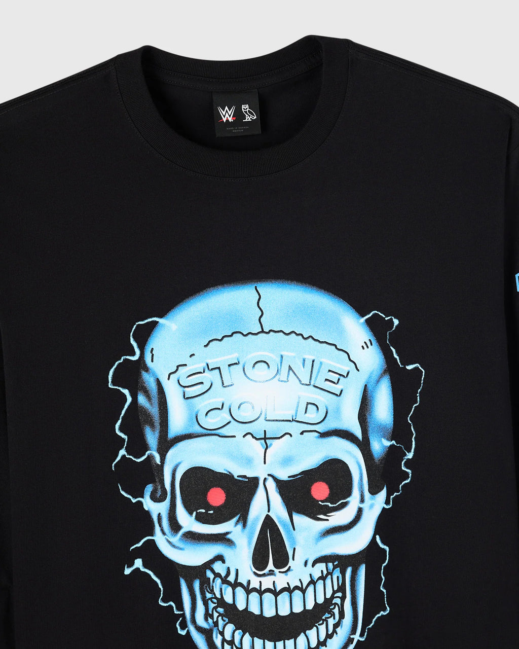 WWE Stone Cold Long Sleeve Tee Black