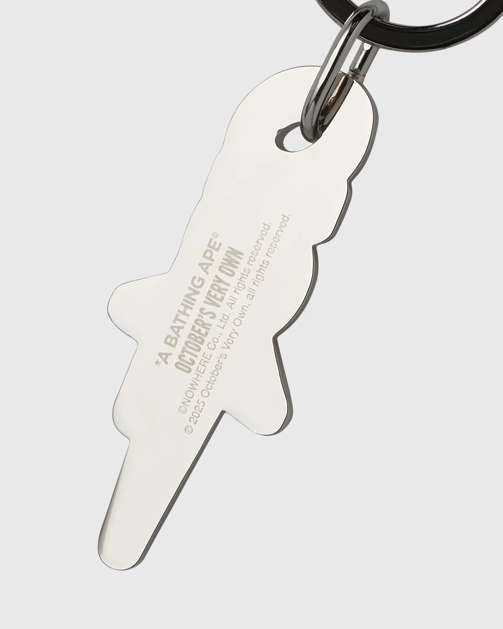 BAPE OVO Sta Keychain Silver