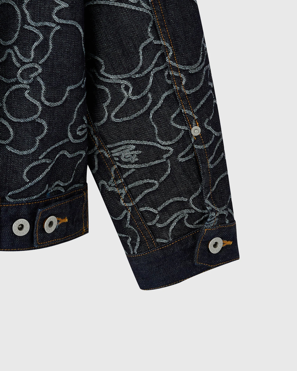 BAPE Neon 1st Camo Denim Jacket Indigo