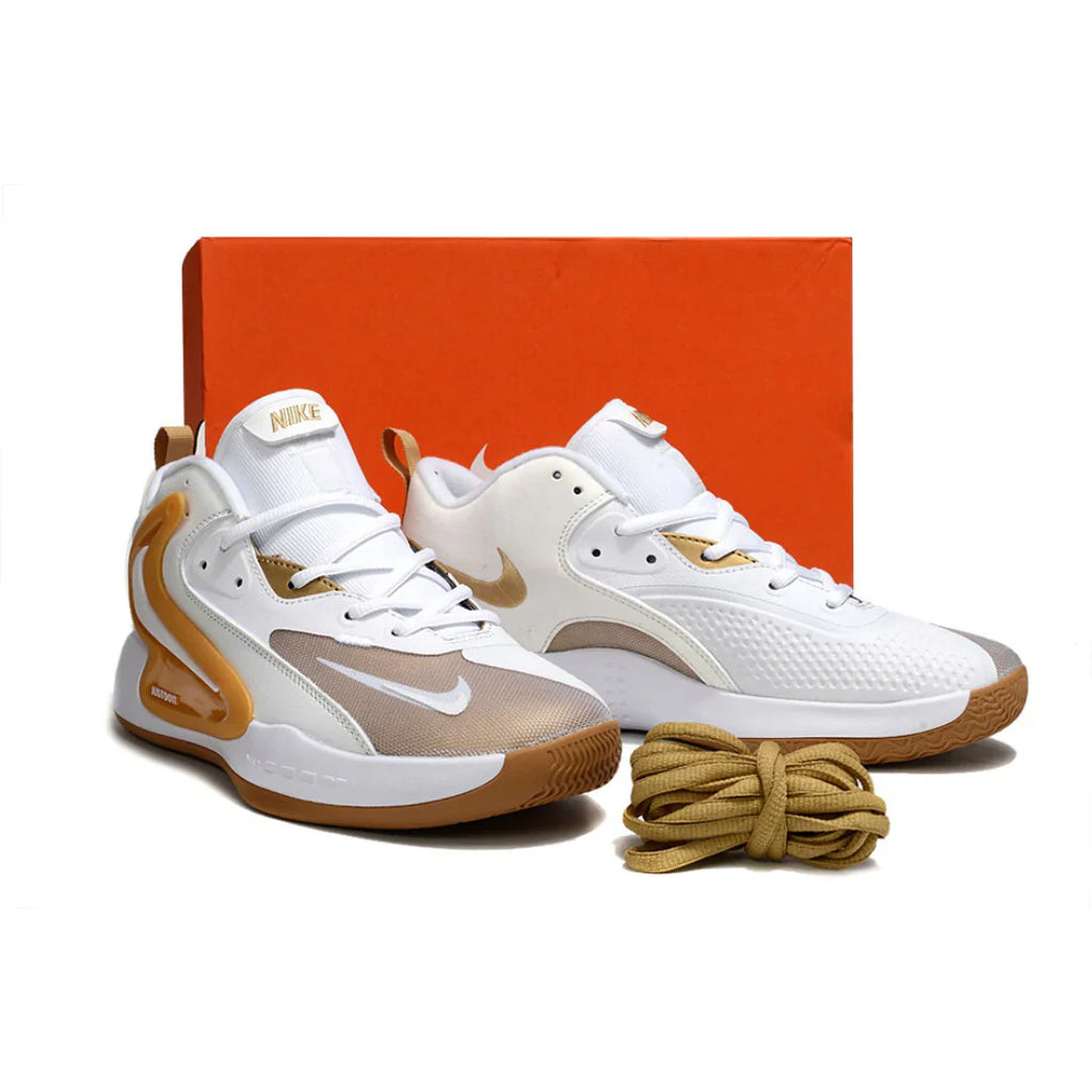 Tênis Nike React HyperSet 2 Vôlei Branco Amarelo