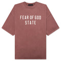 Heavy Crewneck Tee Crimson