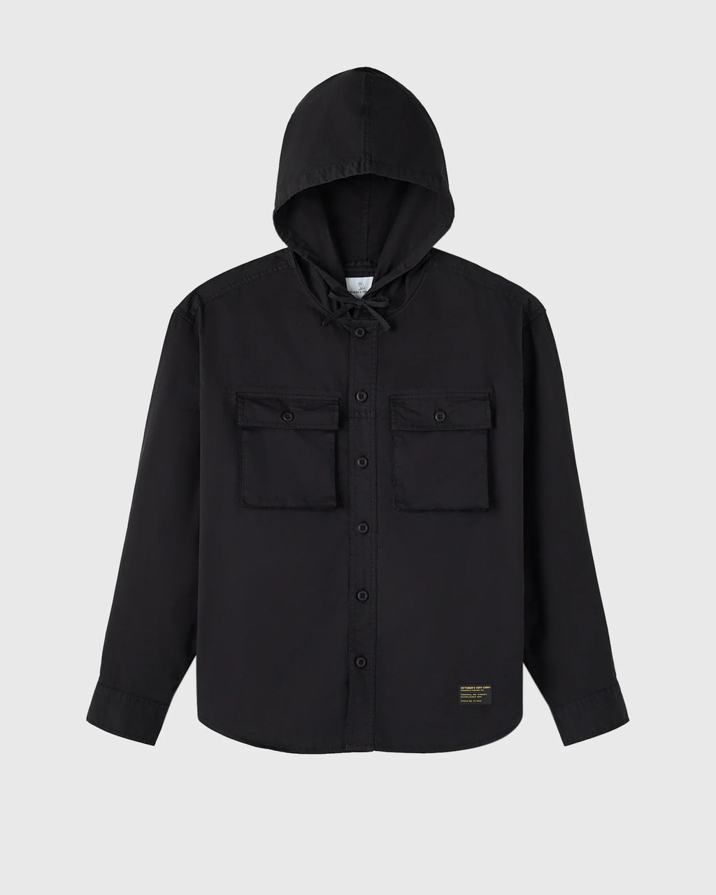 Hooded Button Up Shirt