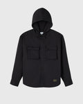 Hooded Button Up Shirt