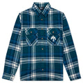 Crow Flanel Shirt Pine Green