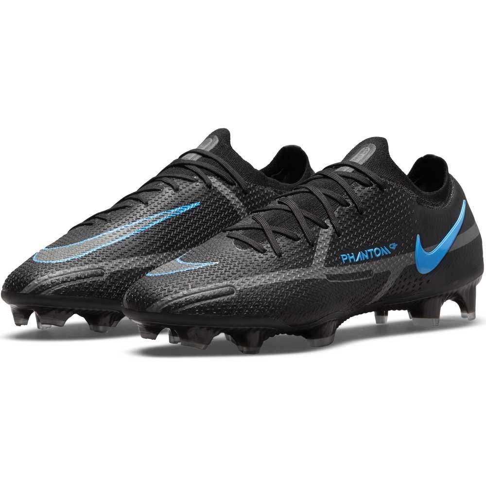 Nike Phantom GT2 Elite FG Firm Ground Soccer Cleats Black Black Iroman Grey