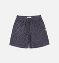 Crochet Mens Shorts Black