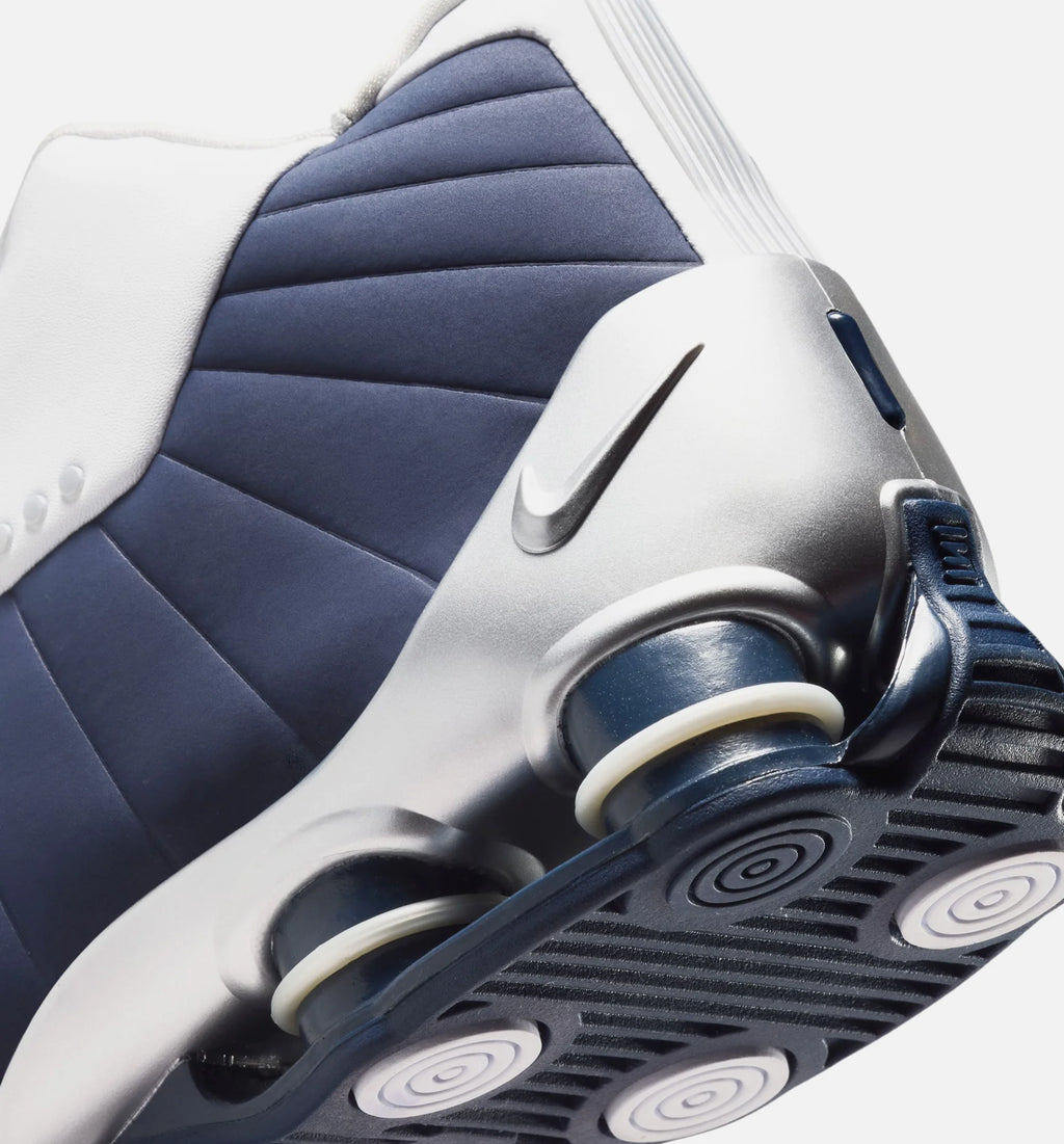 Shox BB4 Olympic Mens Lifestyle Shoe White Midnight Navy Metallic Silver