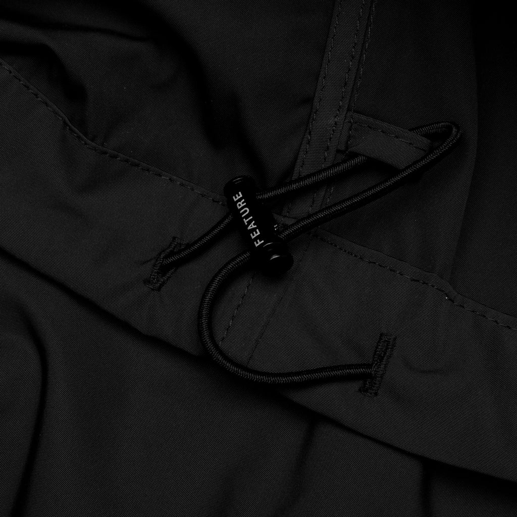Simon Parachute Utility Pant Black