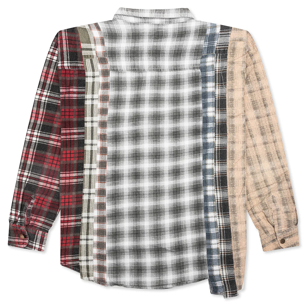 7 Cuts Flannel Shirt Assorted