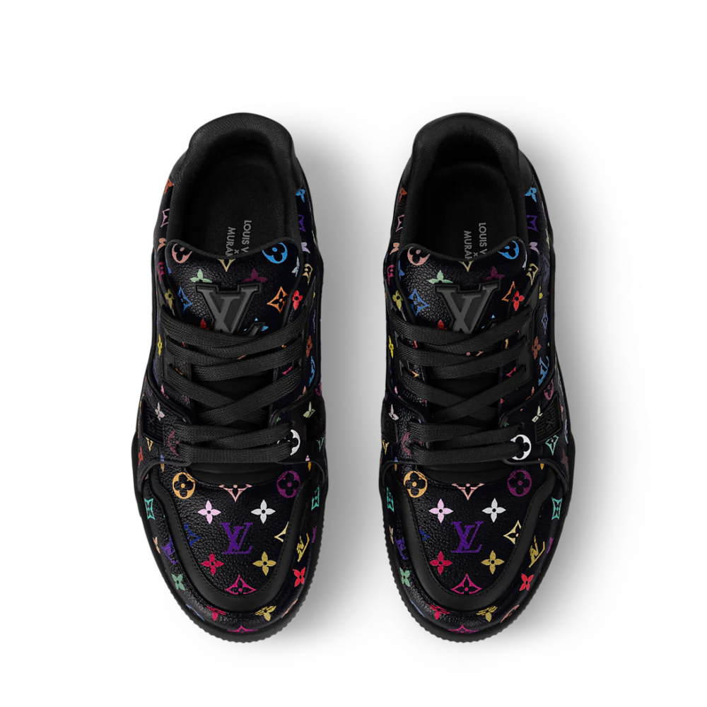Louis Vuitton LV Trainer Sneaker Black Murakami 2025 Collection