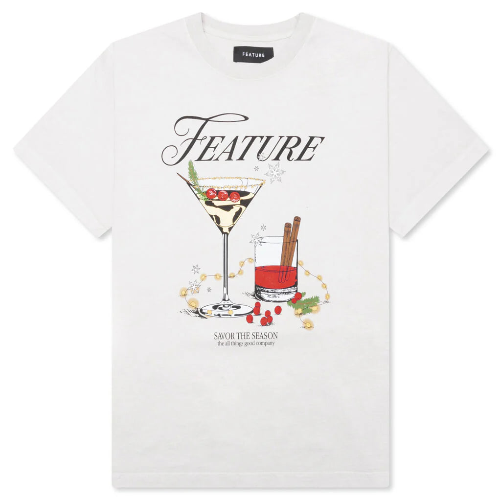 Snowflake Soiree Tee Pigment Grey