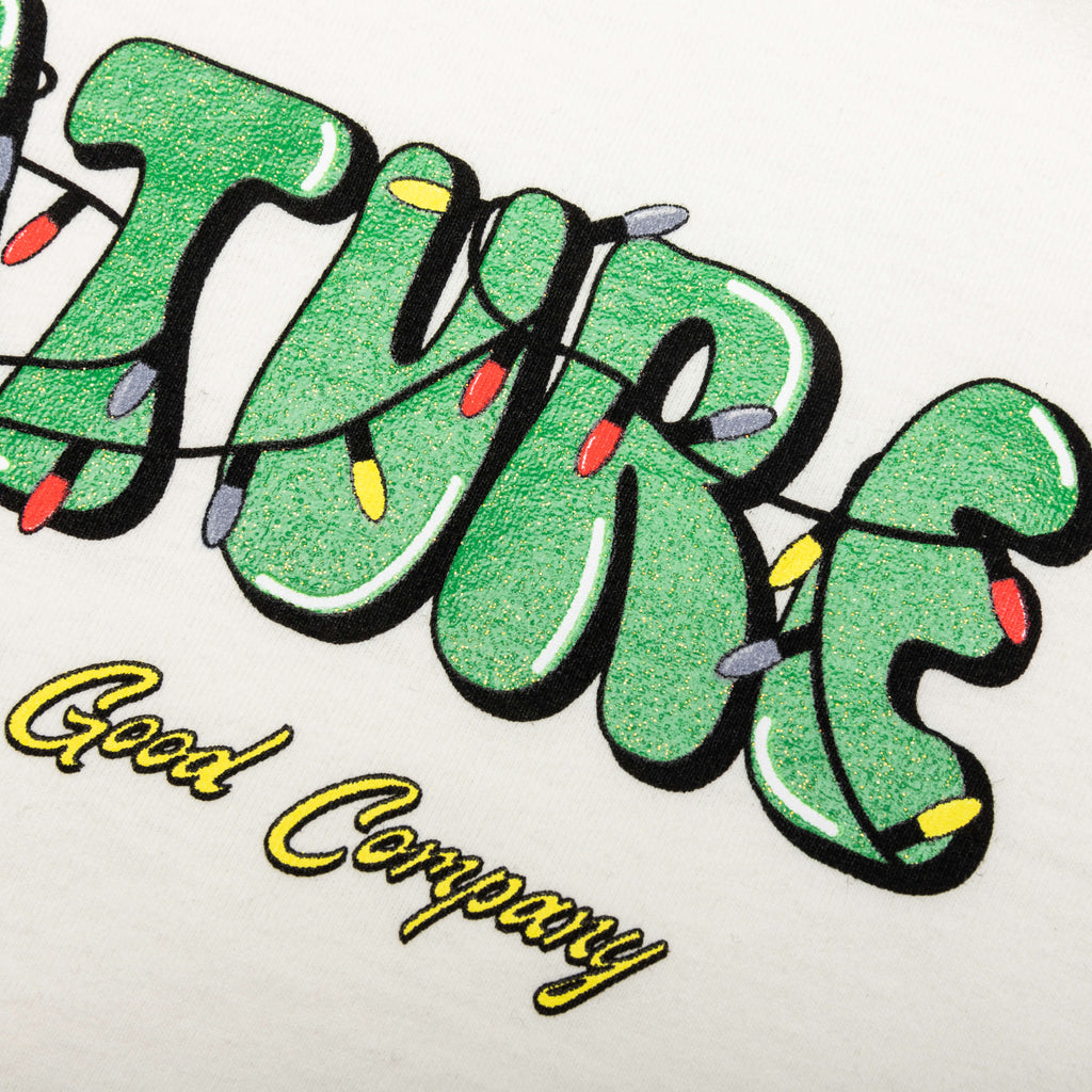 Festive Lights Tee Cannoli Cream
