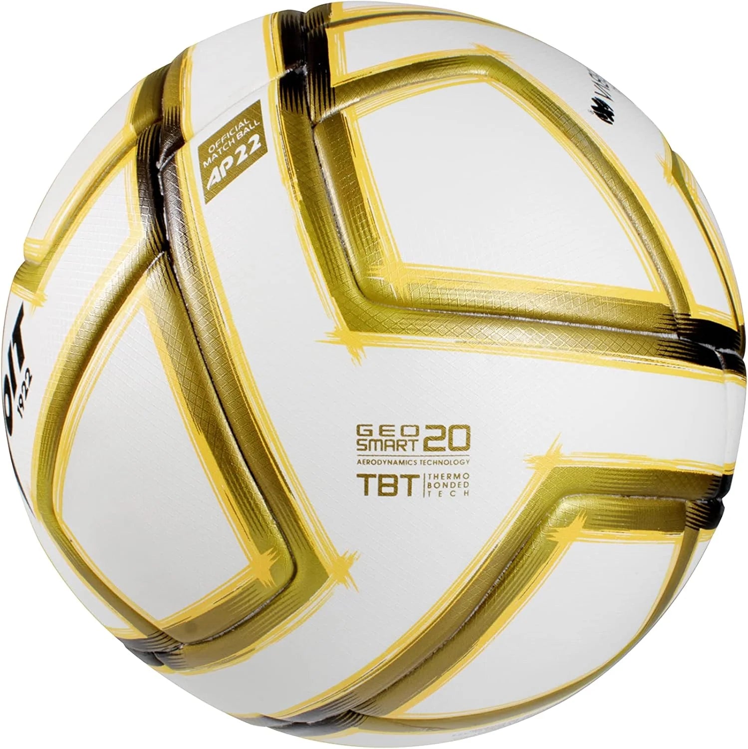 Voit Liga MX REPLICA Liguilla Apertura 2022 Soccer Ball White Gold