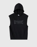 Sleeveless Training Hoodie Black
