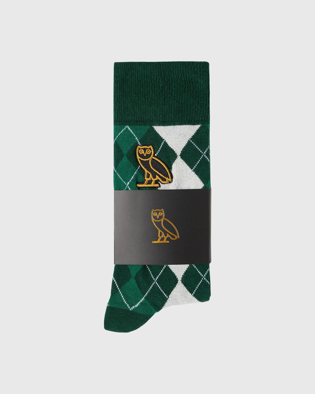 OVO Golf Argyle Sock Lush Green