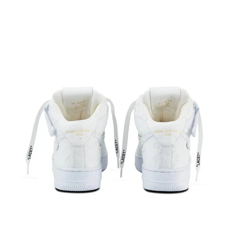 Louis Vuitton x Nike Air Force 1 Mid White
