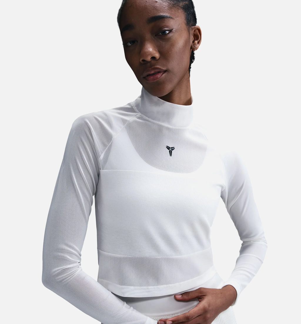 Kobe Cropped Womens Long Sleeve Shirt Sail