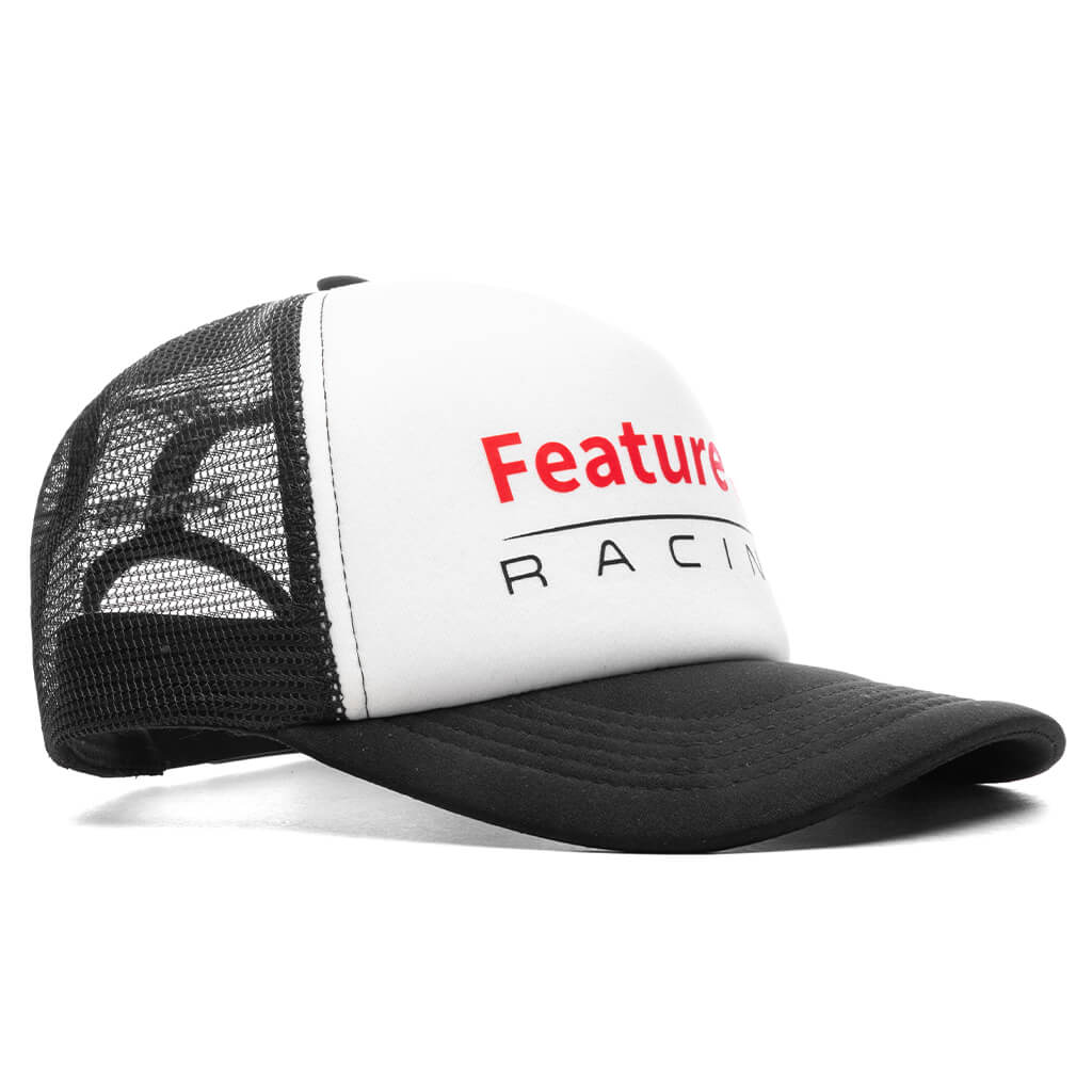 Dice Circuit Trucker Black White