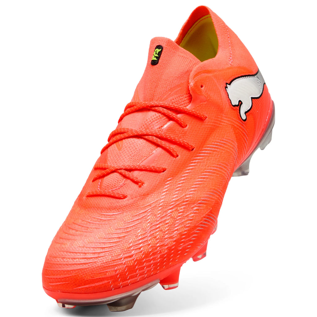 PUMA Future 9 Fusion FG AG Firm Multi Ground Mens Soccer Cleats Red White Black