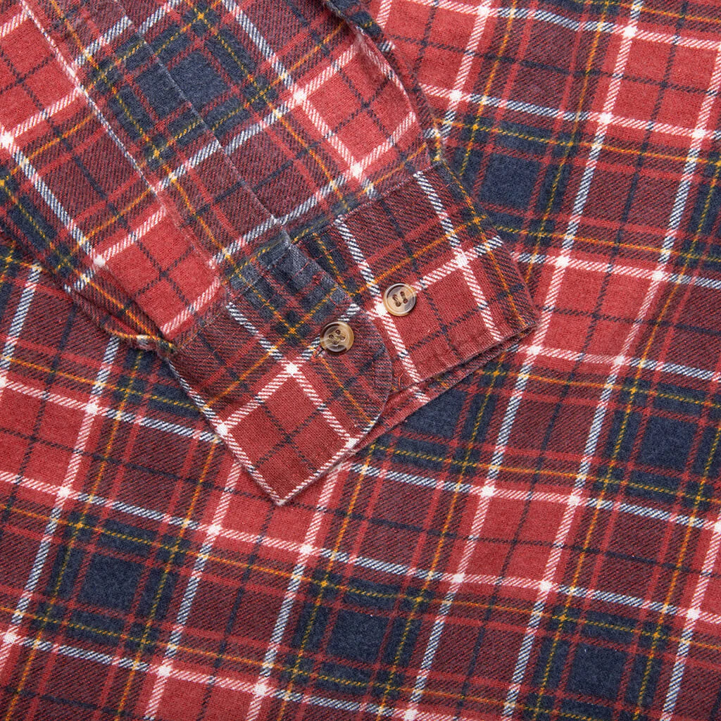Ribbon Flannel Shirt Assorted
