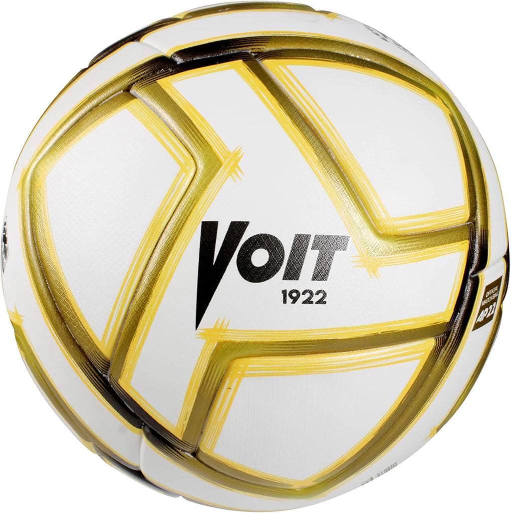 Voit Liga MX REPLICA Liguilla Apertura 2022 Soccer Ball White Gold