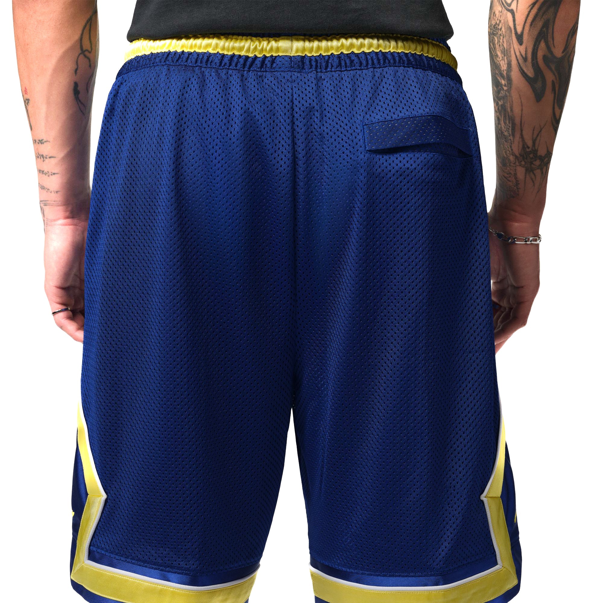 Jordan Mens Brasil Mesh Diamond Shorts Royal Blue