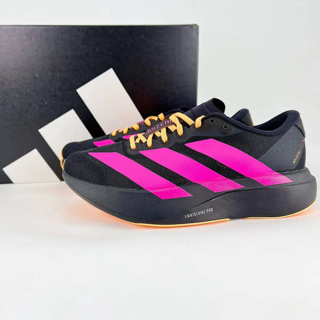 Tênis Adidas Adizero Evo SL Preto Amarelo Rosa