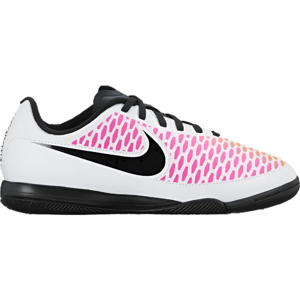 Nike JR Magista Onda IC Indoor Soccer Shoes White Black Pink Blast
