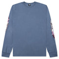 Two Star Pigment Dyed L S Tee Navy