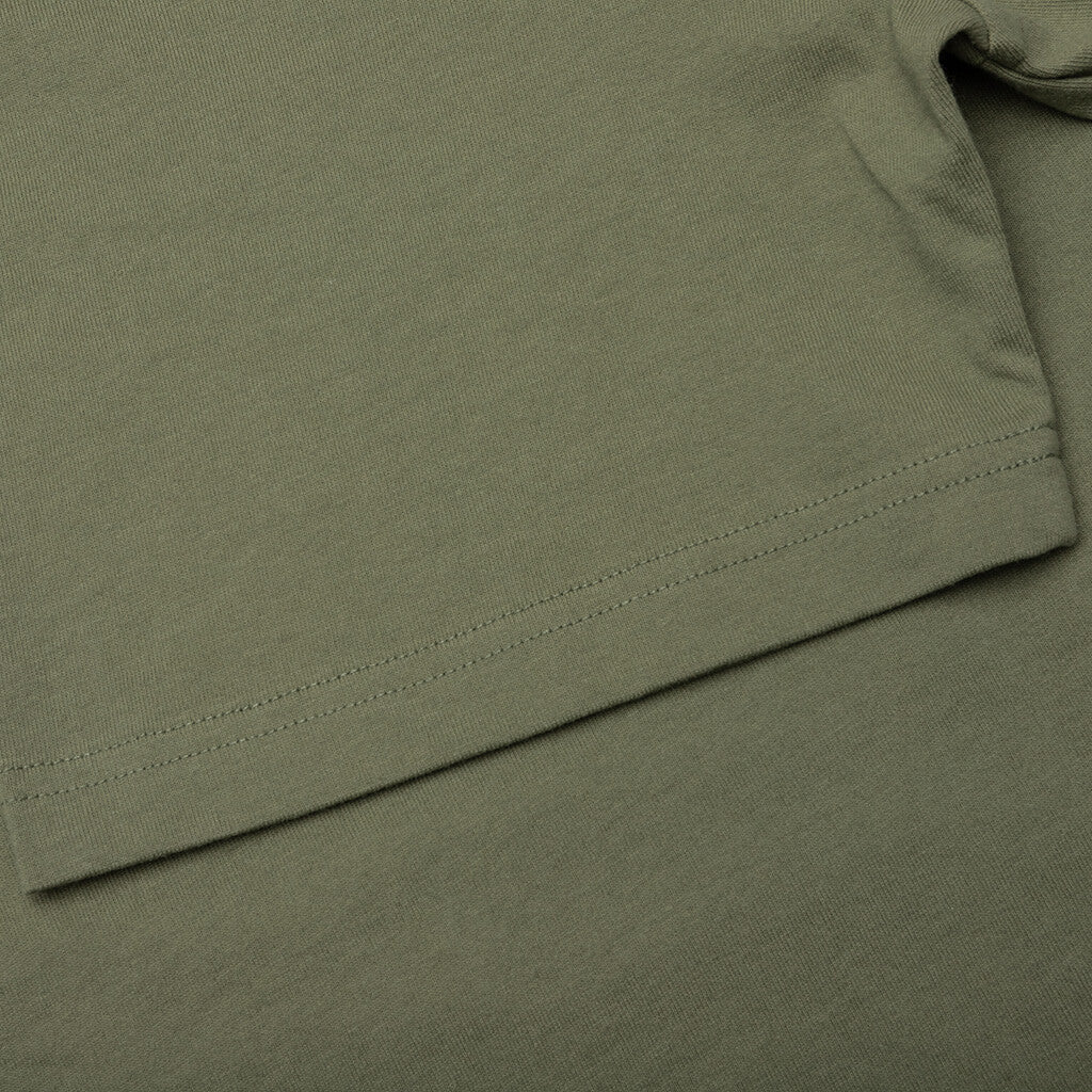 Feature x MAD Gallery x Pretty Done Direction Tee Oil Green