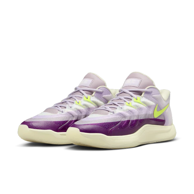 Tenis Nike KD17 Cinza Roxo