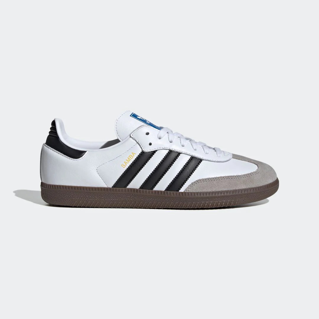 ADIDAS SAMBA OG CLOUD WHITE CORE AND BLACK GUM