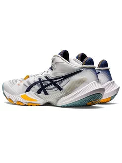 Tênis Asics Metarise 1 Branco Azul Amarelo