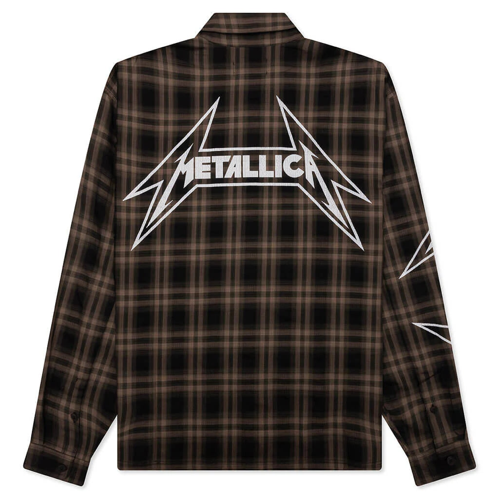 Metallica L S Shirt Tobacco