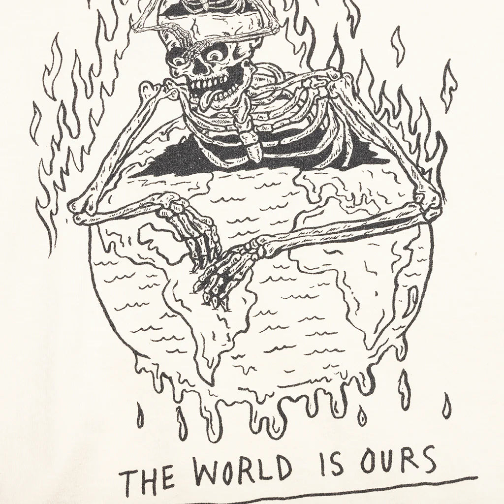 The World Is Ours Tee Archival White