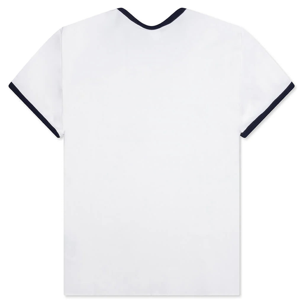 Womens Adidas x Sporty Rich T Shirt Core White Night Navy