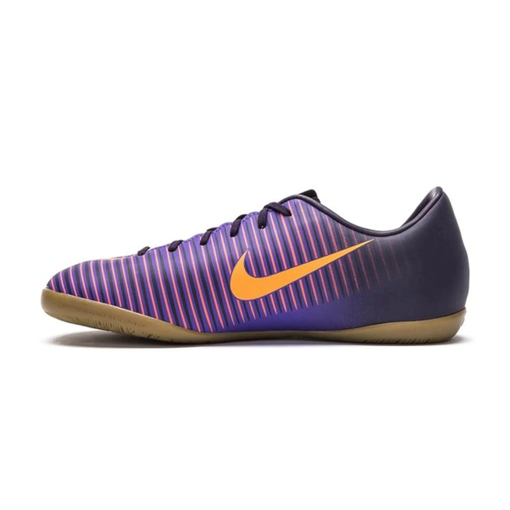 Nike Jr MercurialX Vapor XI IC Indoor Soccer Shoes Purple Orange Grape