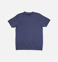 Stock Short Sleeve Crew Shirt Mens T Shirt Indigo