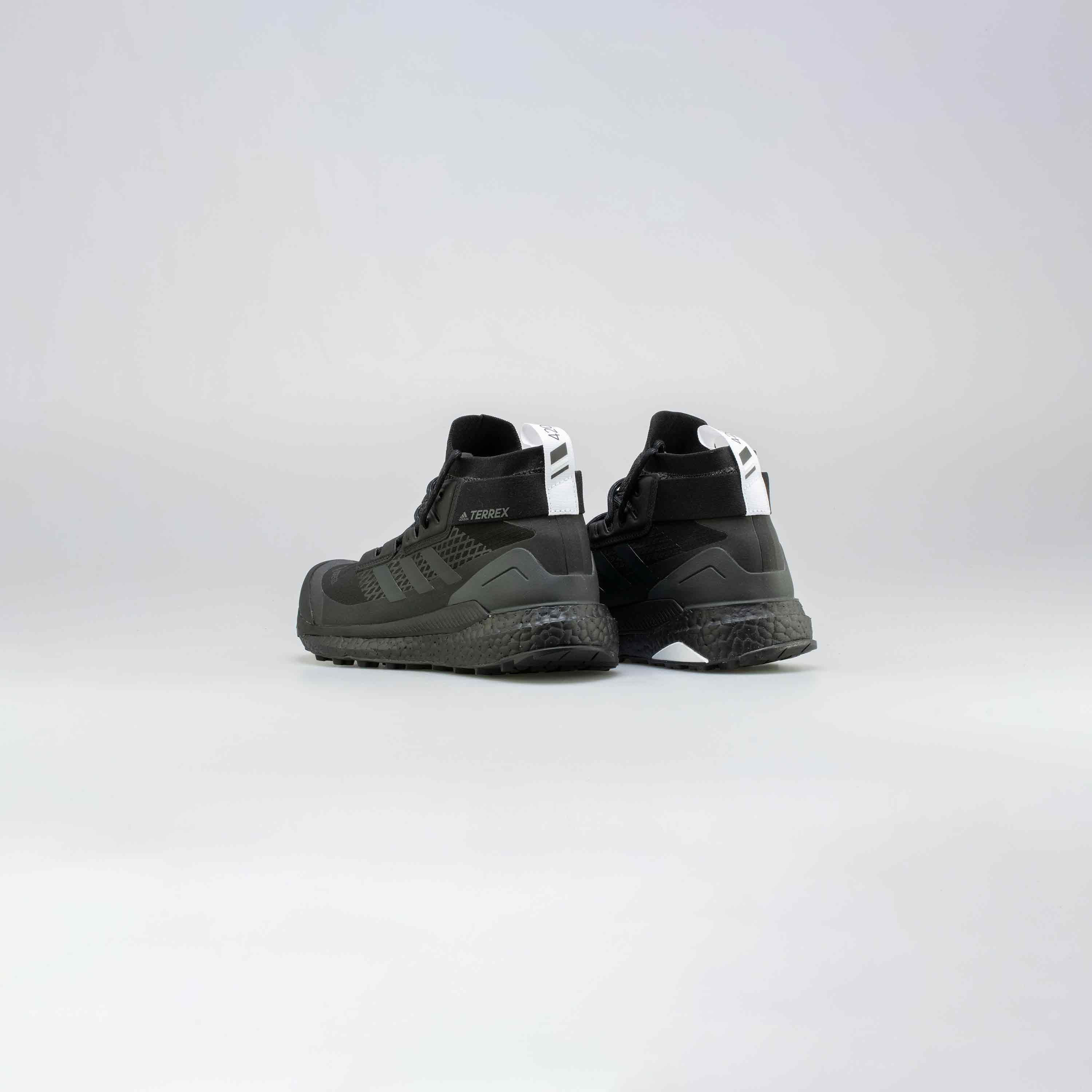 Terrex Free Hiker Mens Hiking Shoes Black Grey White
