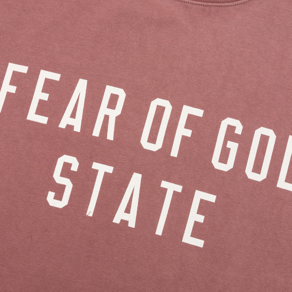 Heavy Crewneck Tee Crimson