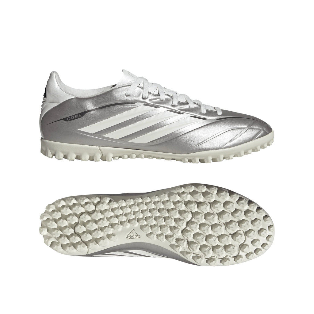 adidas Copa Pure IV Club TF Turf Mens Soccer Cleats Metal Silver