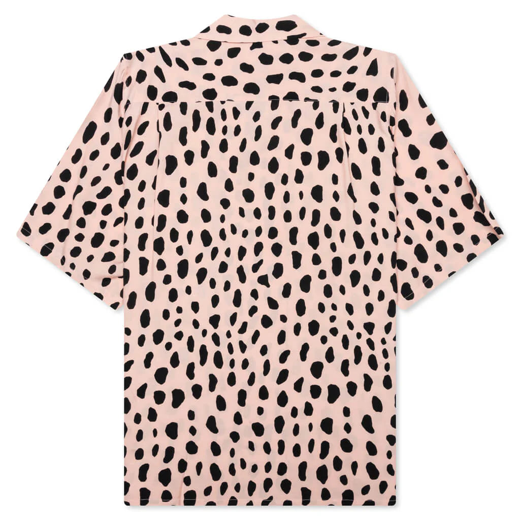 Hawaiian S S Shirt Type 2 Pink Black
