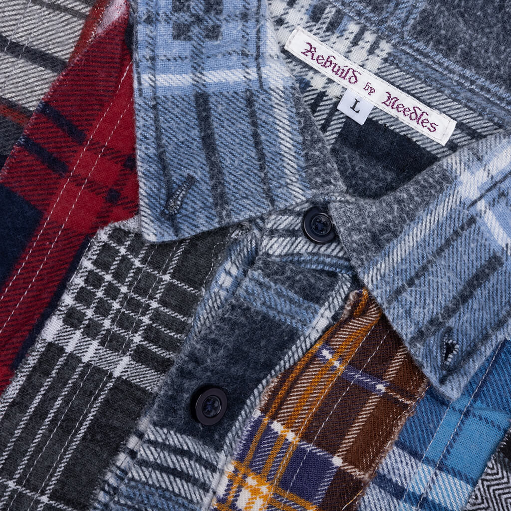 Ribbon Flannel Shirt Assorted
