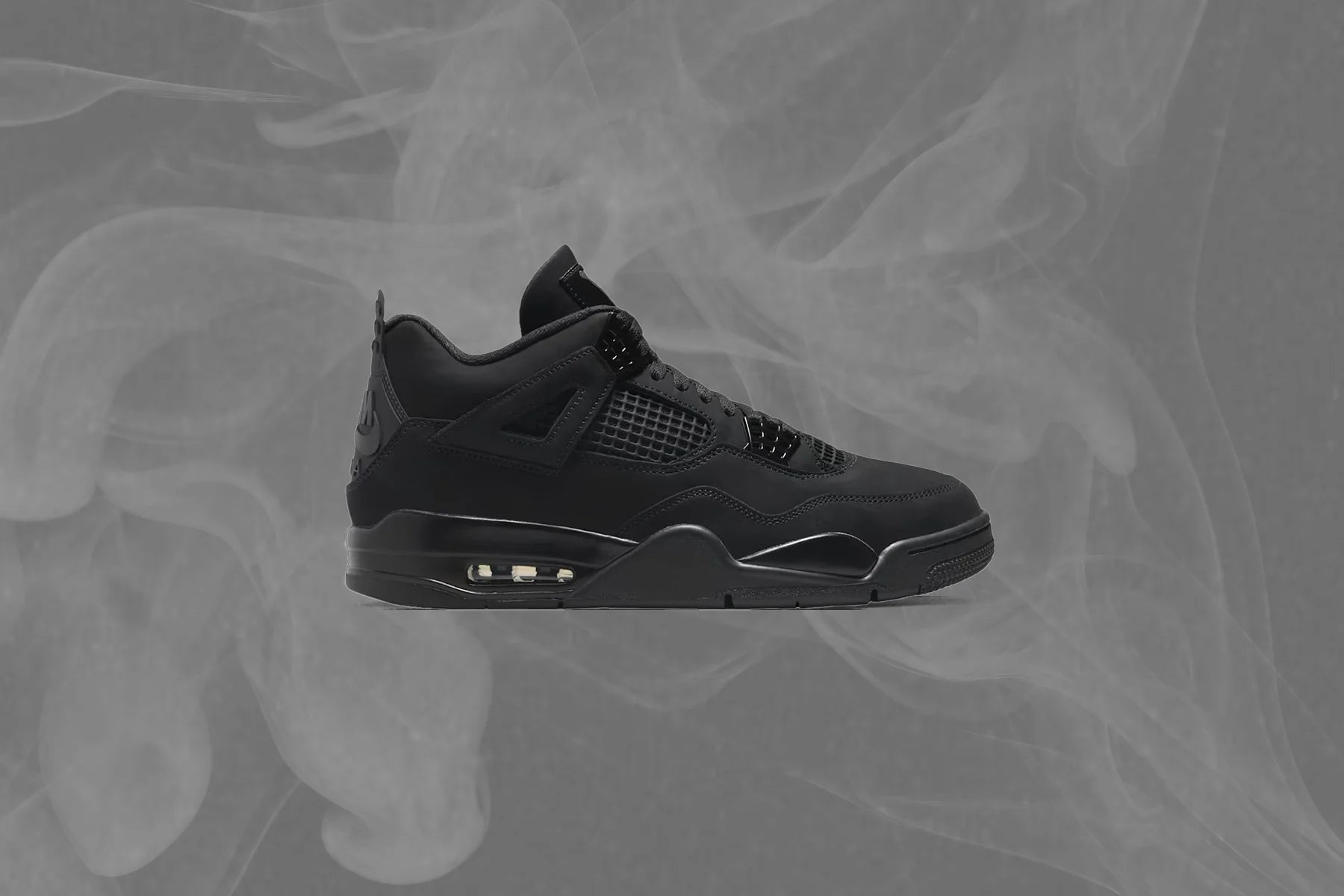 Air Jordan 4 Retro Black Cat Black Light Graphite